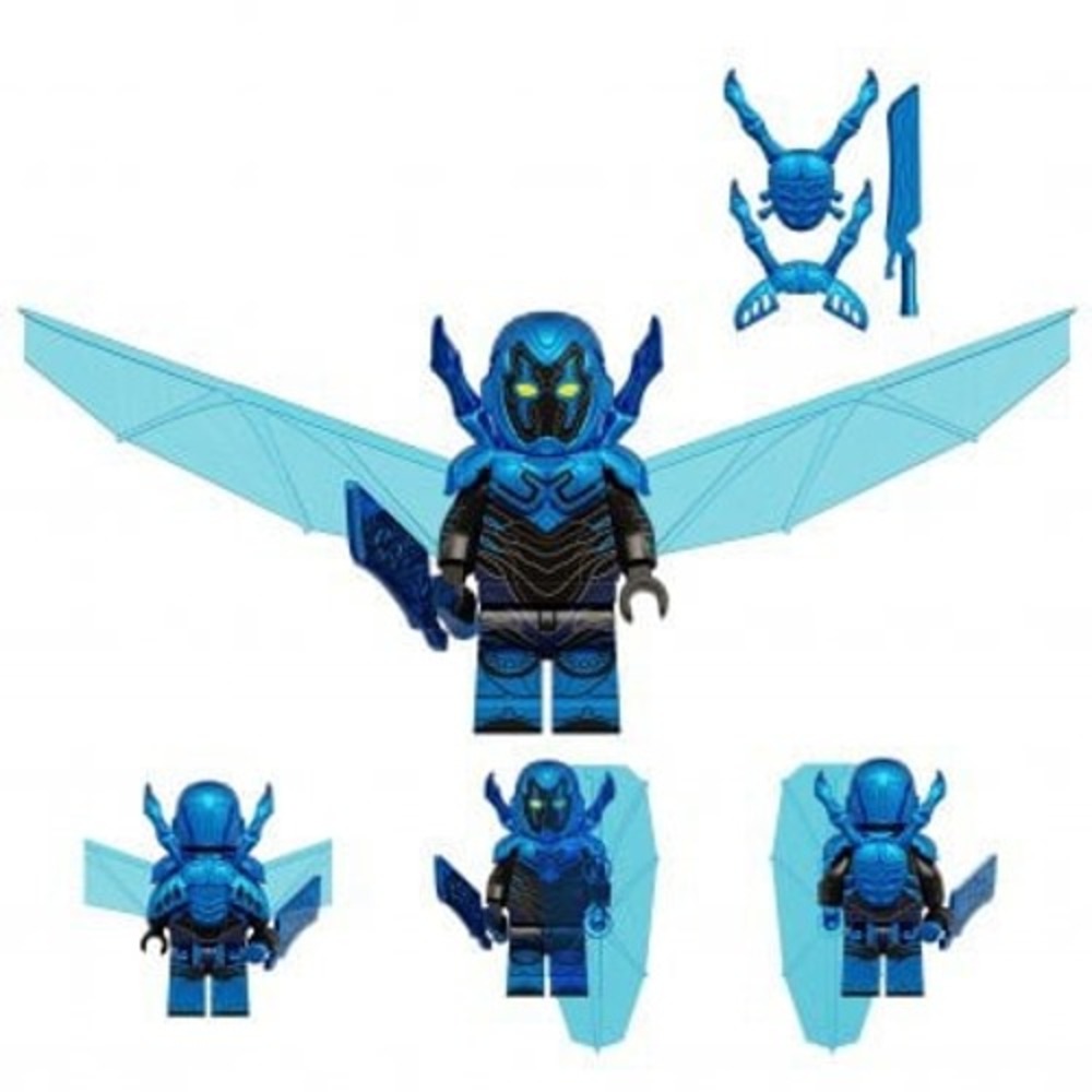 Marvel Blue beetle mini figure, collectible, toy new